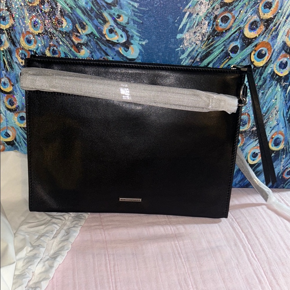 Rebecca Minkoff Black Clutch with Dustbag
